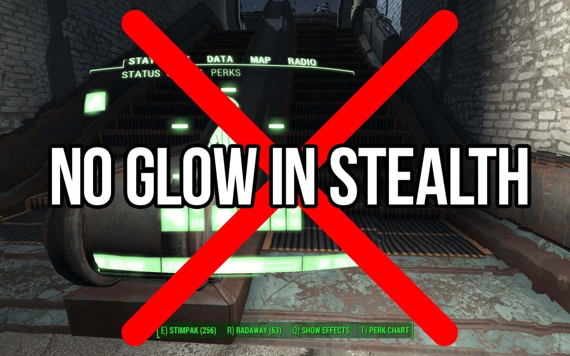No Glow in Stealth | Нет свечения в скрытности