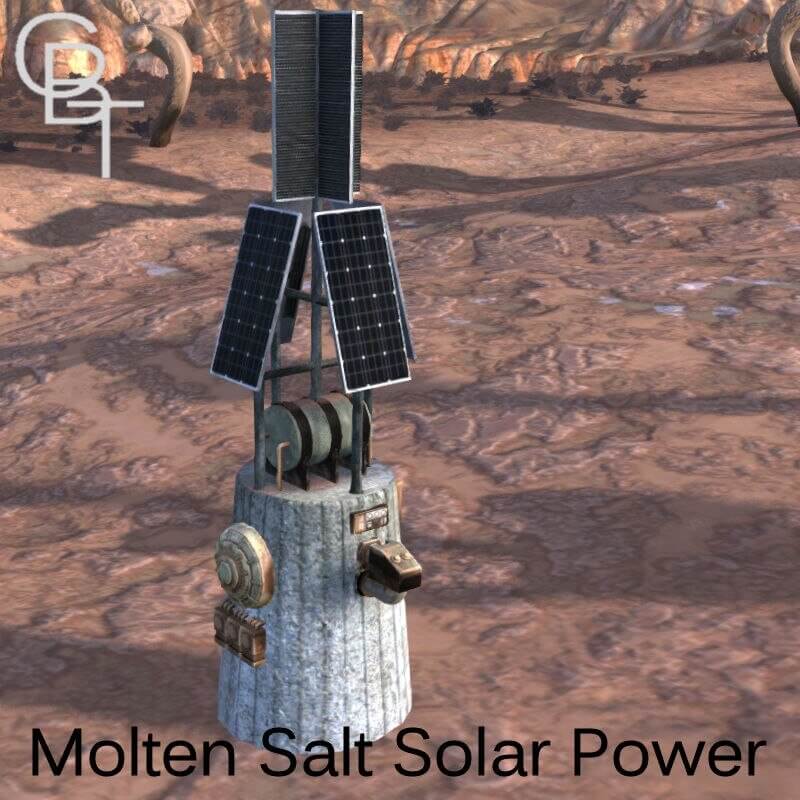 Molten Salt & Solar Power Generator / Cолнечный генератор