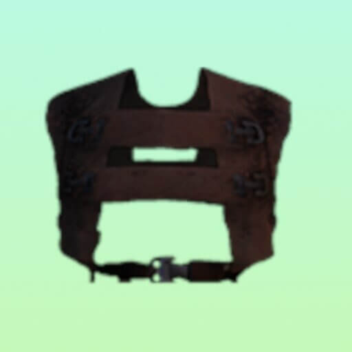 Dark Leather Hive Vest / Тёмная кожаная майка для улья (RU)