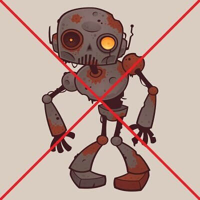 Robot : No Rust Damage