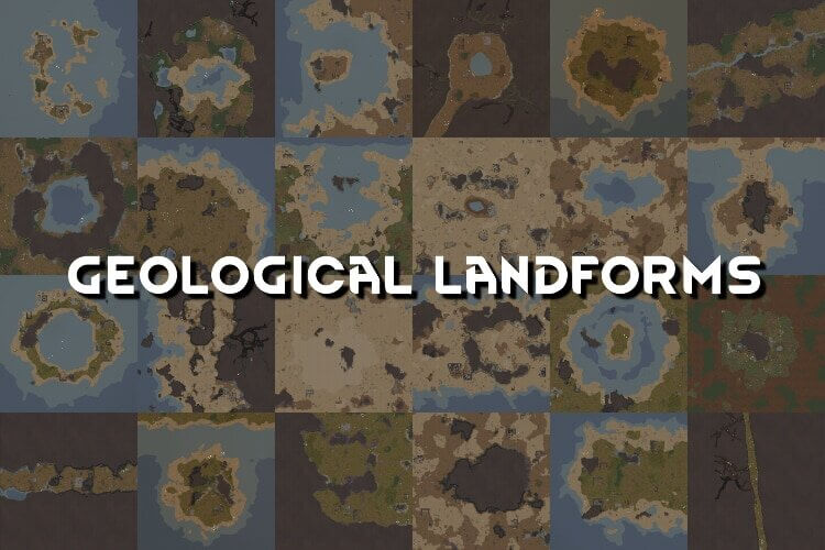 Geological Landforms/Географические формы рельефа