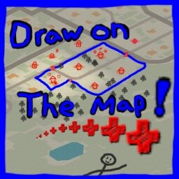Мод Draw On The Map - Free Hand Drawing для Project Zomboid