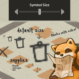 Мод Map Symbol Size Slider v 1.1.3 для Project Zomboid